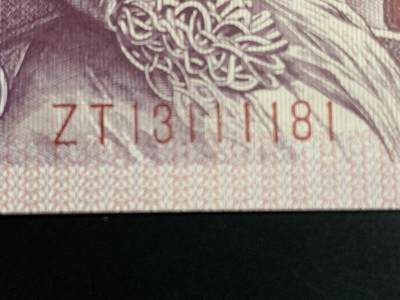 汇源轩收藏35期25.11.7 - 【倒影号、中间狮子身、138数三】8005  ZT13111181  裸币，绝品无斑。