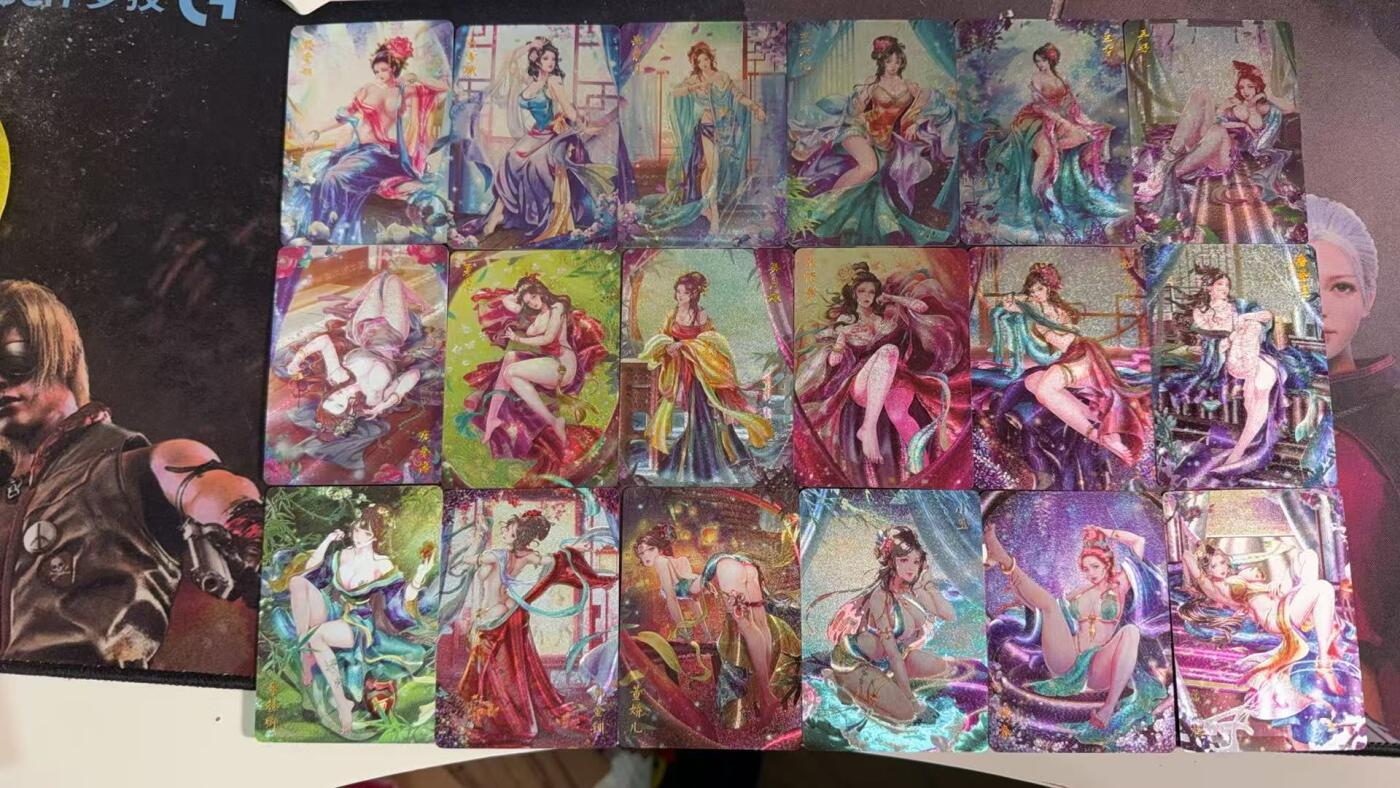 光影卡牌第10期，亲签卡，古风美女卡，各家套卡，持续收拍品