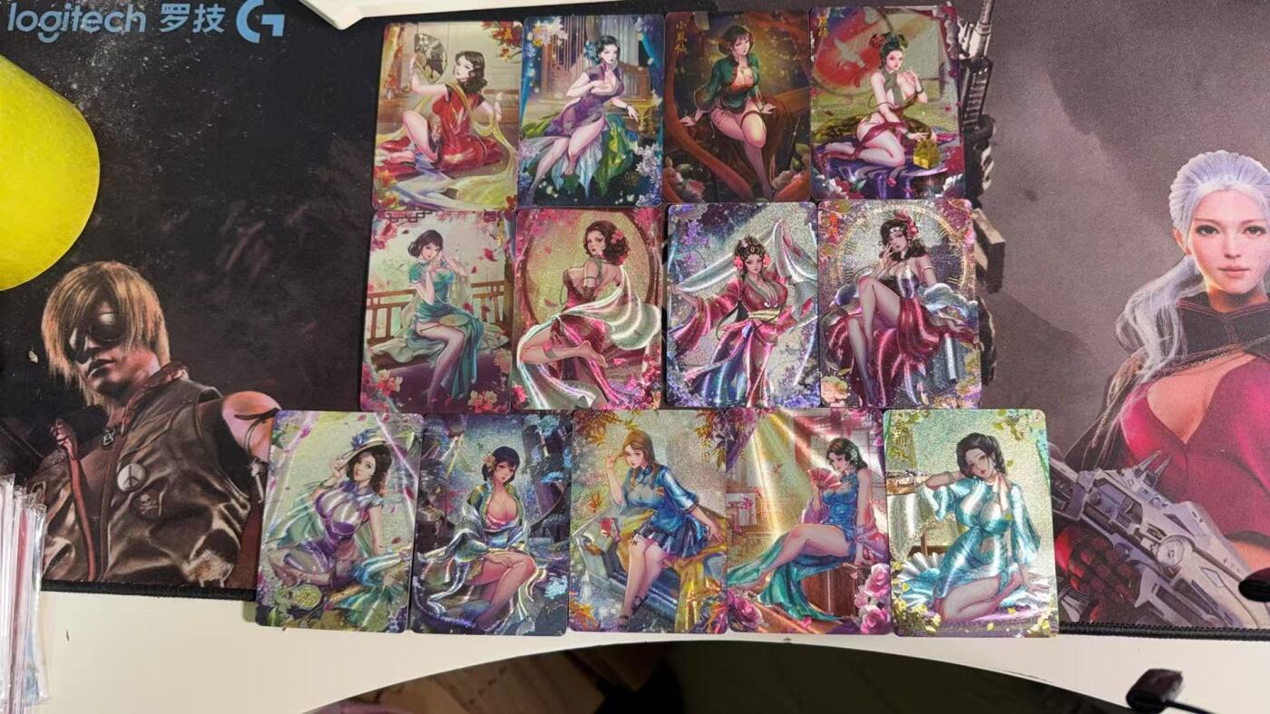 光影卡牌第10期，亲签卡，古风美女卡，各家套卡，持续收拍品
