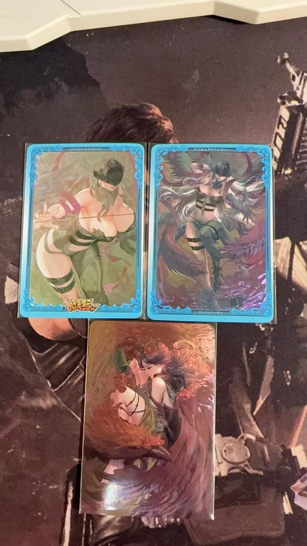 光影卡牌第10期，亲签卡，古风美女卡，各家套卡，持续收拍品 江东早期天女兽+曹节镭光