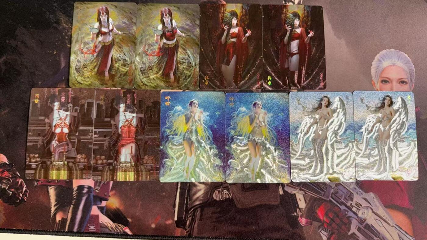 光影卡牌第10期，亲签卡，古风美女卡，各家套卡，持续收拍品