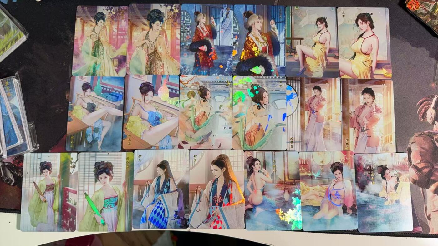 光影卡牌第10期，亲签卡，古风美女卡，各家套卡，持续收拍品