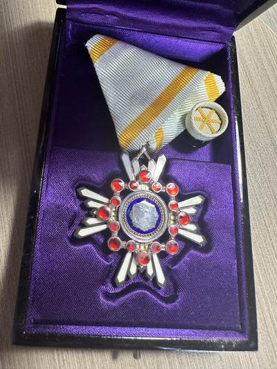 无佣金，世界钱币，章 六等瑞宝章，原盒带略