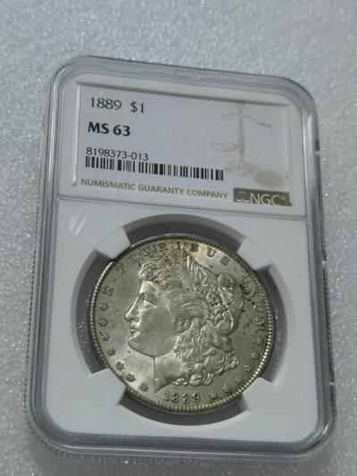 天下钱庄专场欢迎参拍 - NGC MS63 1889早期美国摩根一美元银币