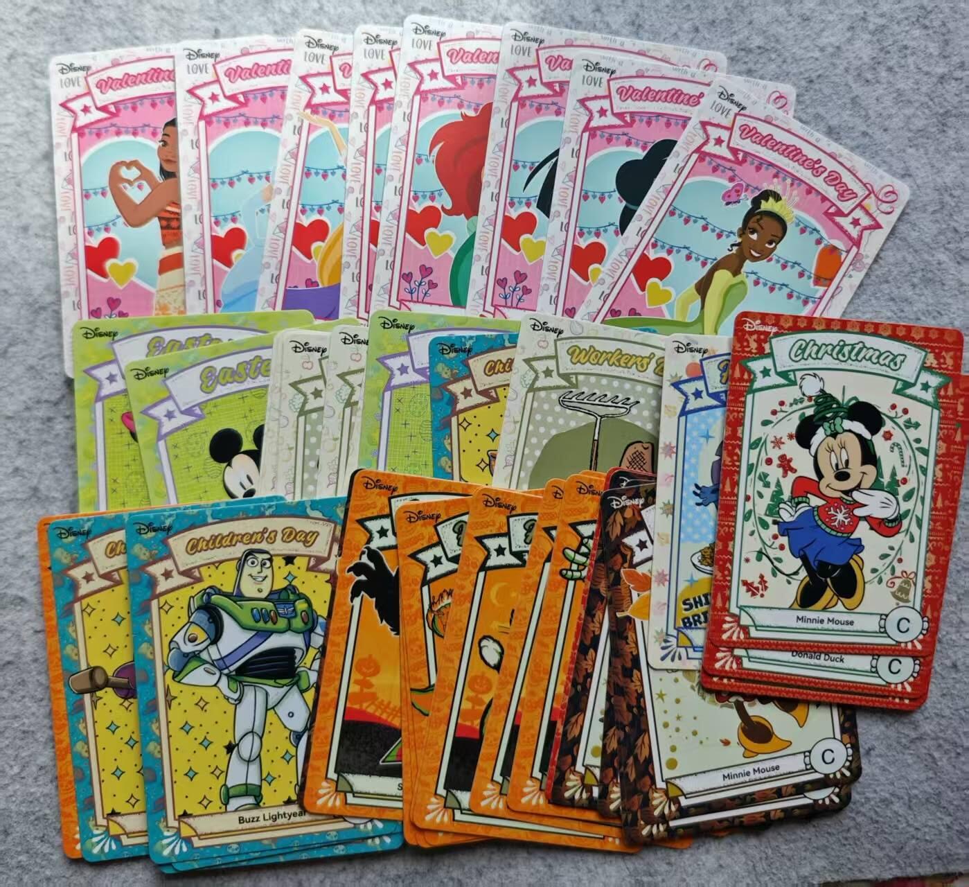 龙虎卡牌第33场 （春风得意马蹄疾，一日看尽长安花） 普卡50张 迪斯尼各人物