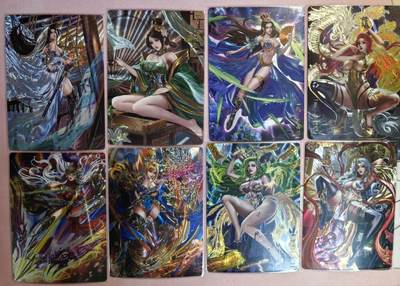 清仓！清仓！全部清仓！ 卡玩帕克魂姬三国镭光工艺1-6弹。