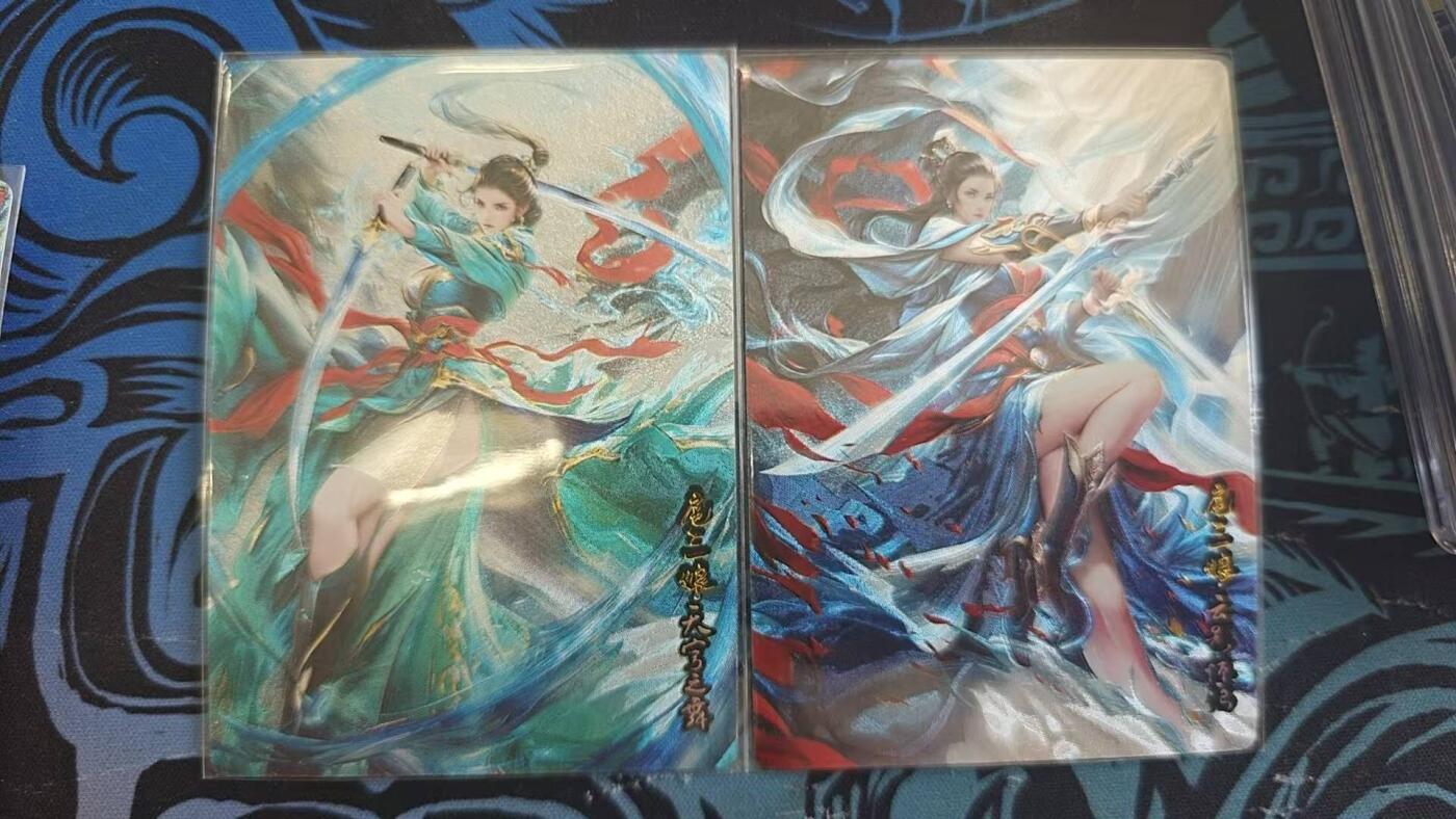 龙虎卡牌第33场 （春风得意马蹄疾，一日看尽长安花） 粗闪2张 奇点-扈三娘 天穹之舞 云影惊鸿
