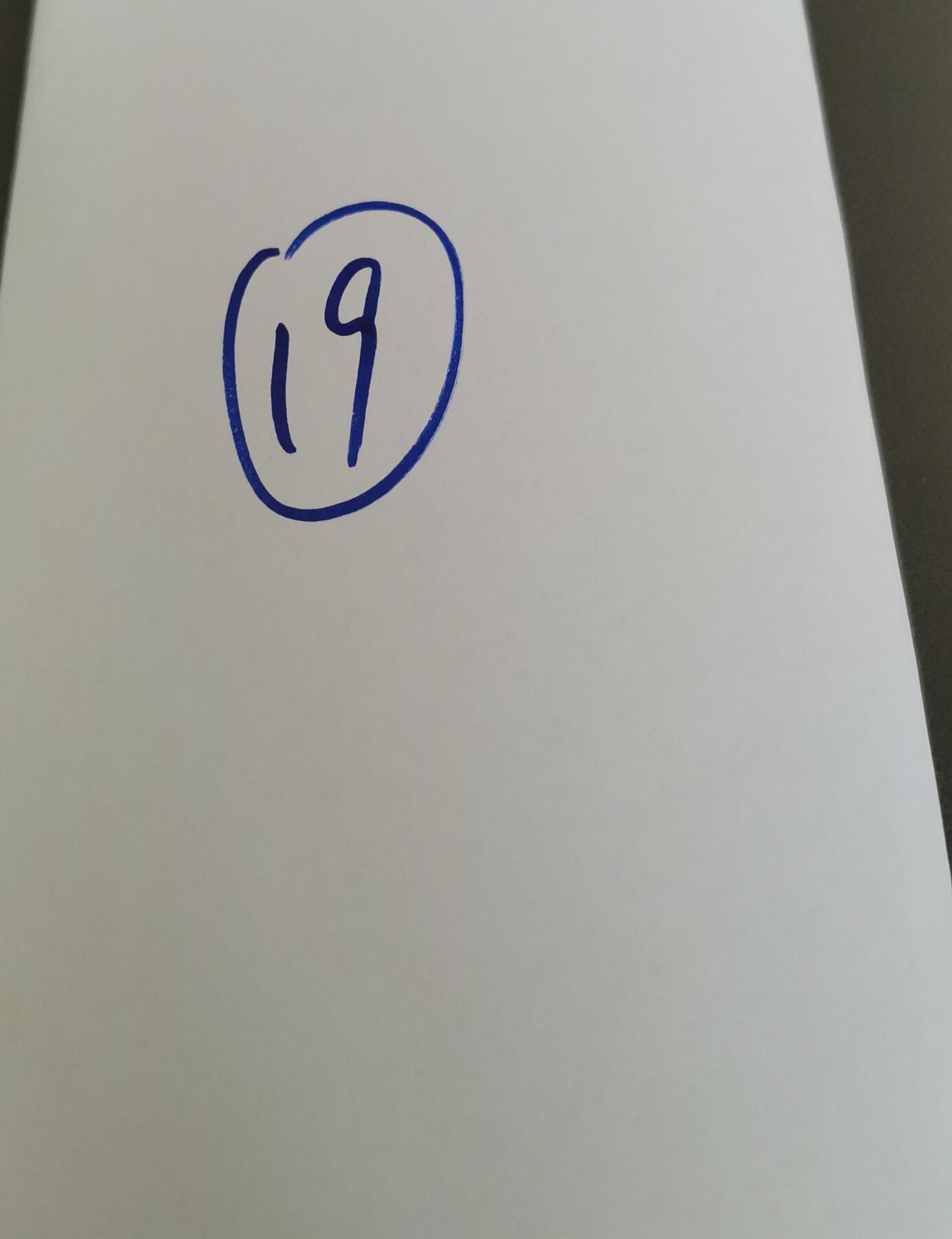 First