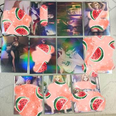 花开卡拍第22期（品控勿拍!!!收拍品，不寄存，运费5元，自制卡难免瑕疵，可能存在轻微撞角爆边等出厂瑕疵，品控介意勿拍！） - 同人薄卡11张，其中六张艺术版