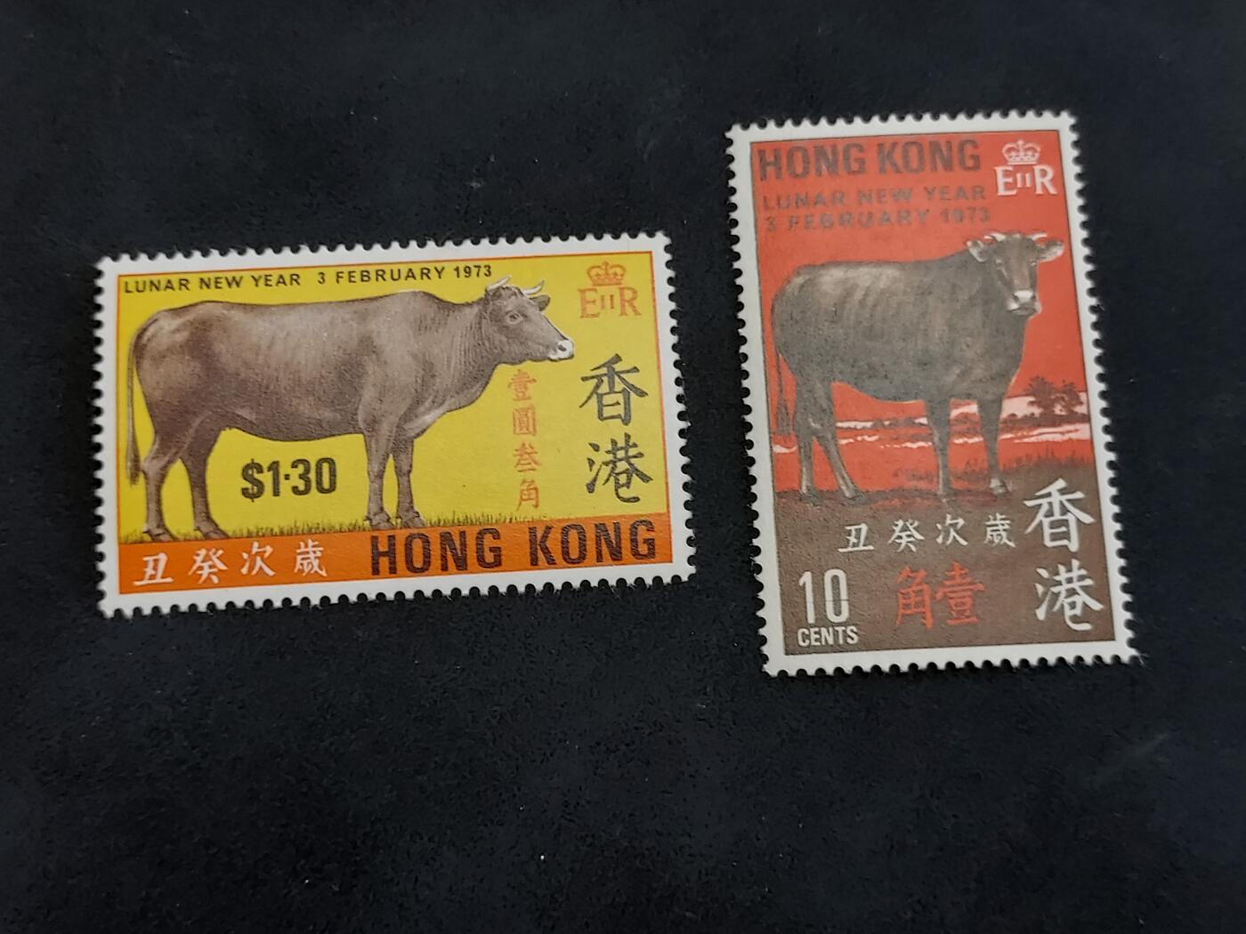 HKPNC 博彦收藏 4月23日港澳邮票专场 香港 牛年新全 全新