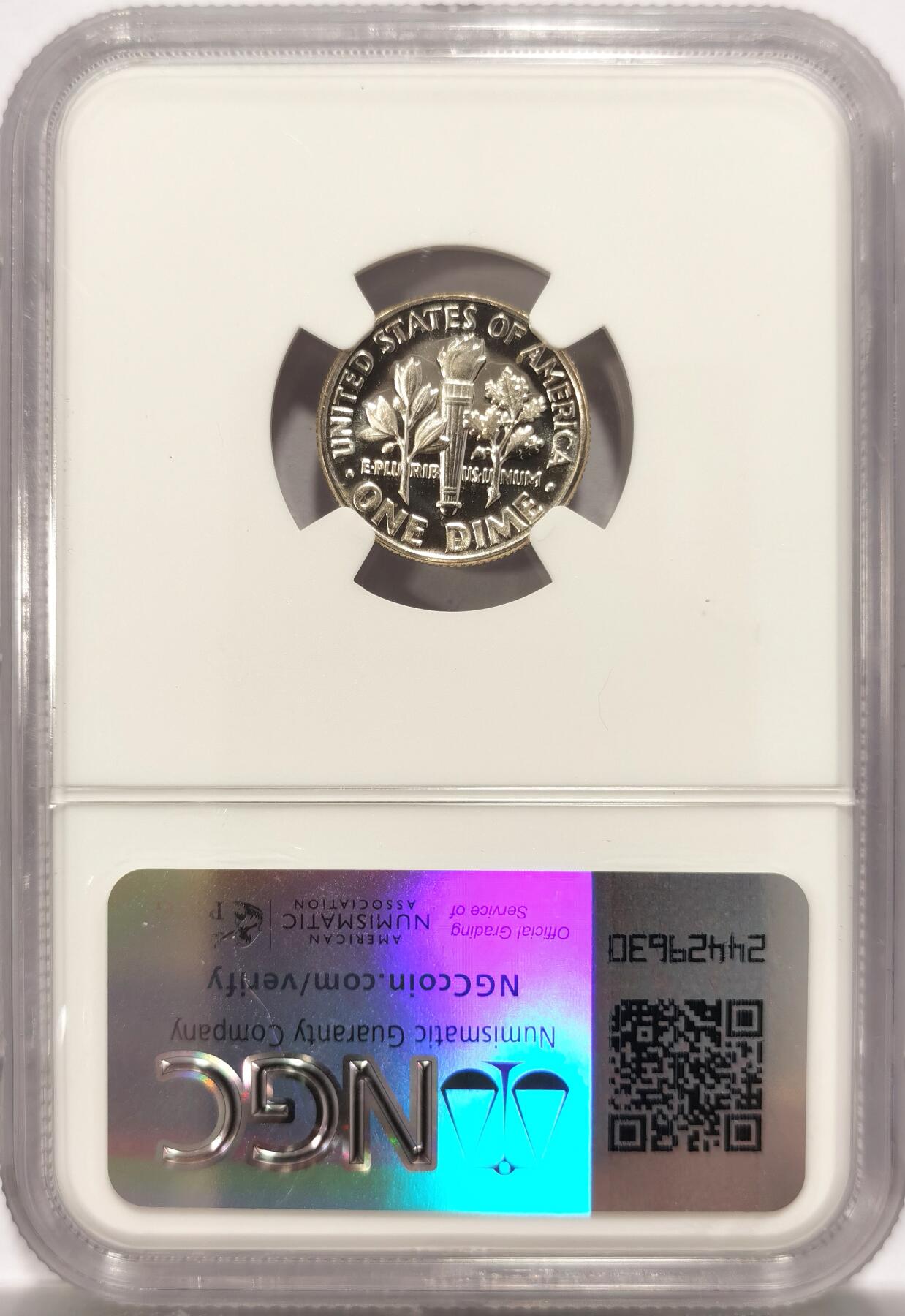 博洋堂美国及美洲钱币专场拍卖暨第119期（全场包邮） NGC PF68 CAMEO 美国1962年罗斯福10分银币，极致高分镜面，带CAMEO少见