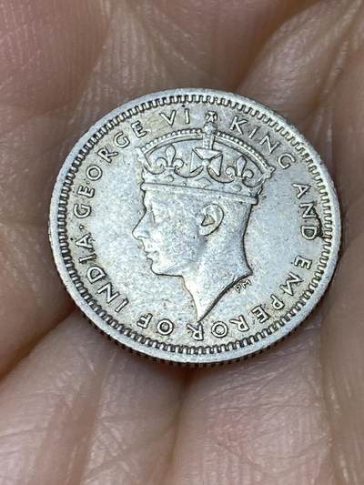 2025年第二十八场(总第五十四场）外国好品散币(免佣金) - 好品英属马来亚1941年5分银币(乔治六世第一版高银，关门年仅发行2年)