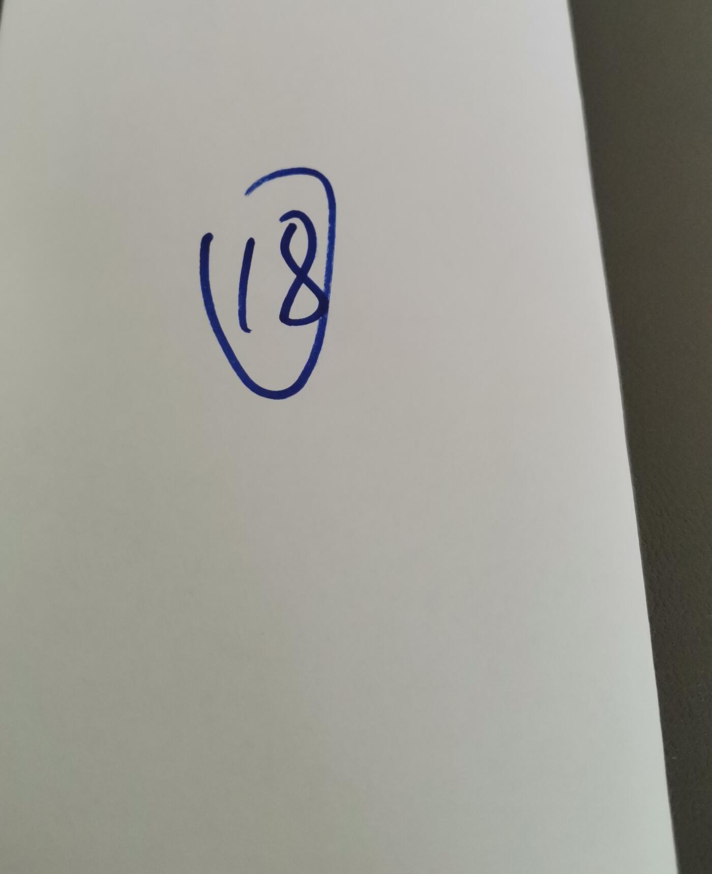 First