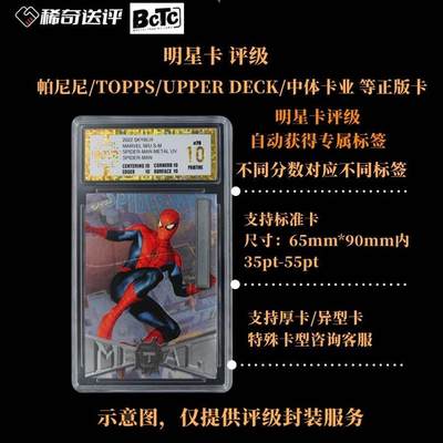 【稀奇送评】【BCTC评级】明星卡 评级【帕尼尼/TOPPS/UPPER DECK/中体卡业 等卡】 - 【稀奇送评】【BCTC评级】明星卡 评级【帕尼尼/TOPPS/UPPER DECK/中体卡业 等卡】