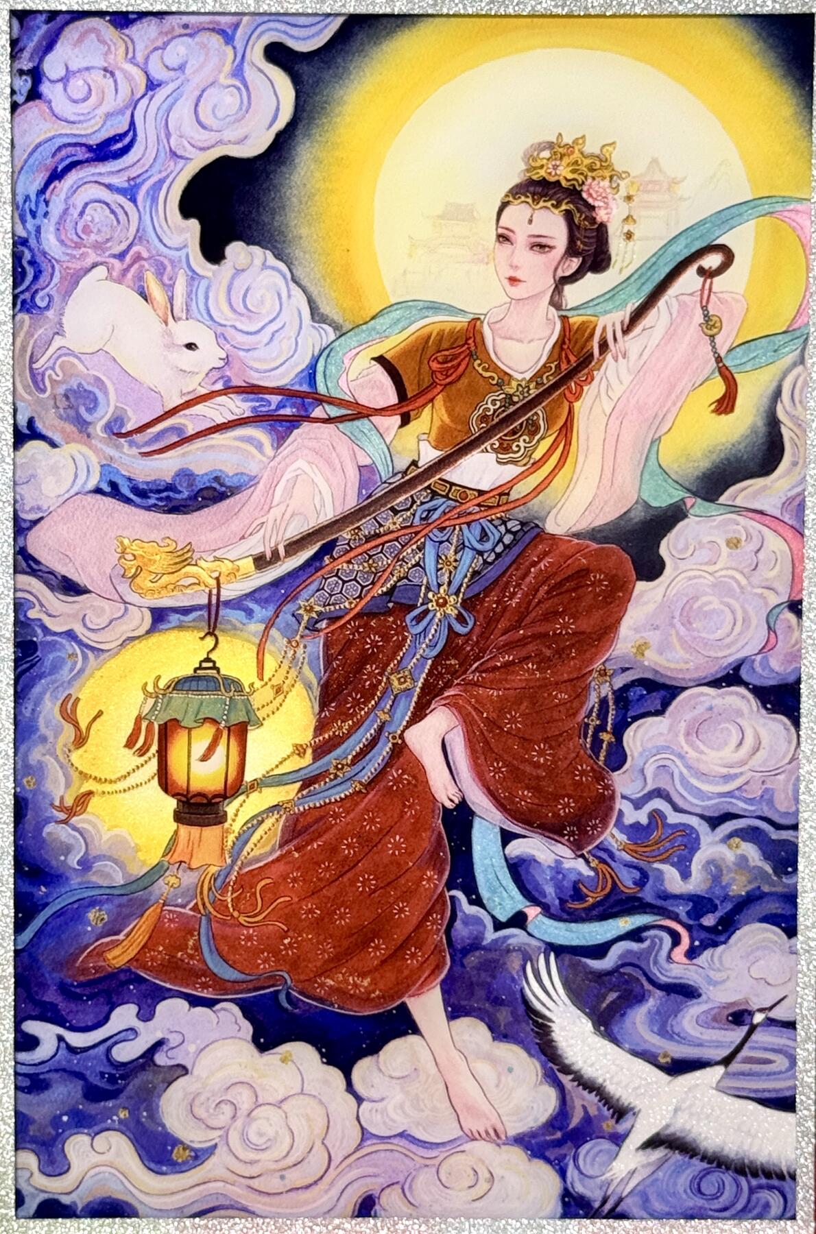 白泽拍卖卡牌手绘专场第16期（未知东郭清明酒，何似西窗谷雨茶） 2025 卡萃&闹海荟 工艺色纸13张一套全