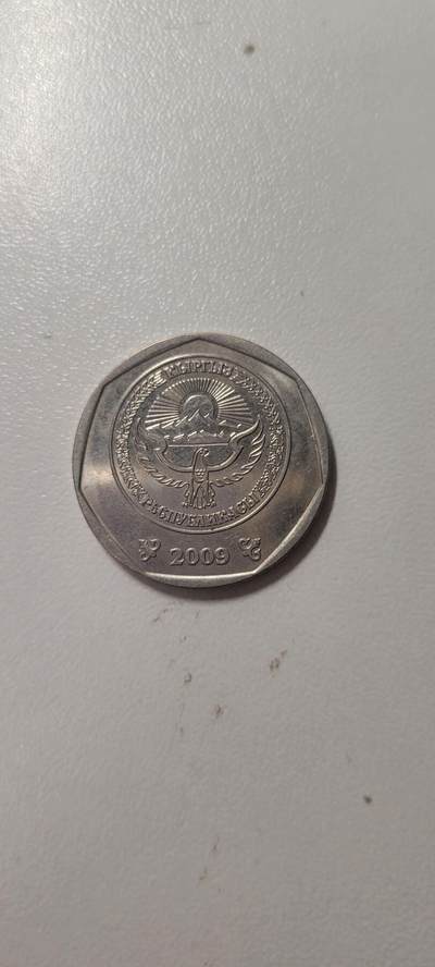 2025第十四期  吉尔吉斯斯坦 2009年 10索姆 硬币