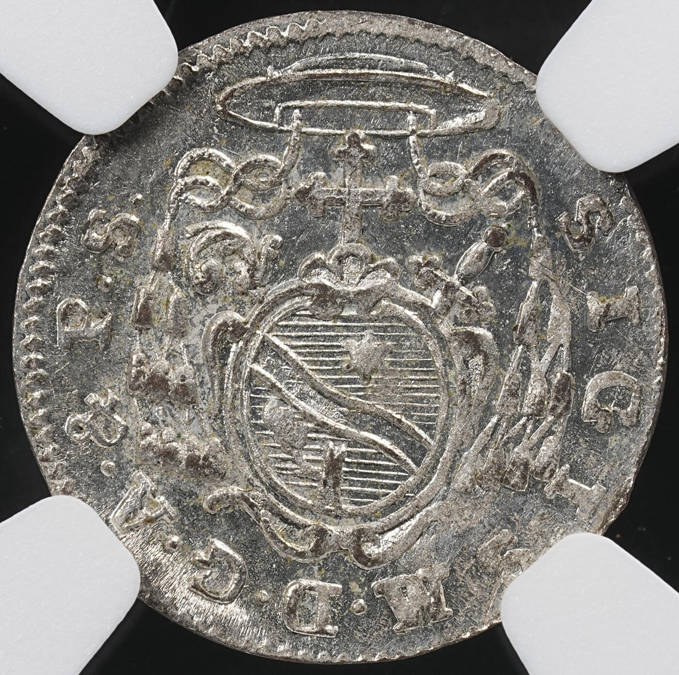 修遠堂世界钱币第六十六期 NGC MS64 1756年神罗萨尔茨堡教区1克鲁泽银币