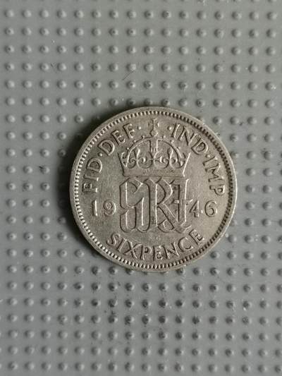2025年第27场各国散币拍卖（总第27场） - 英国1946年6便士银币