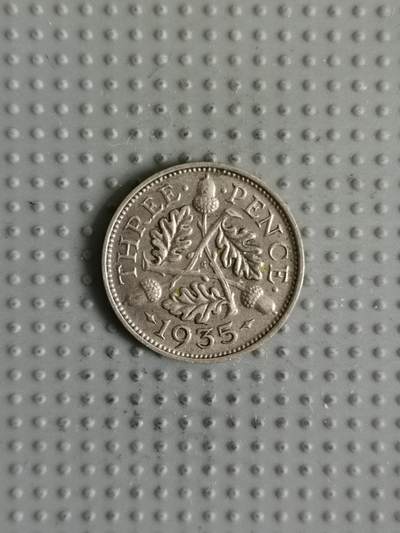 2025年第27场各国散币拍卖（总第27场） - 英国1935年3便士银币