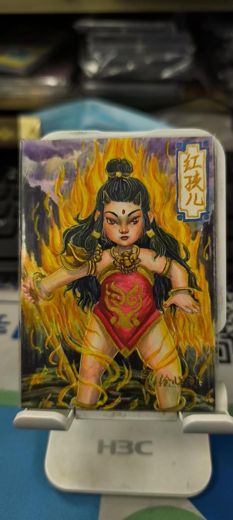 妖精的尾巴卡牌拍卖《春光明媚》第三十一期 手绘卡-画师:S*K