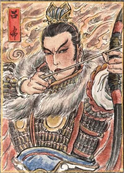 白泽拍卖卡牌手绘专场第16期（未知东郭清明酒，何似西窗谷雨茶） - 2025 史墨手绘卡 吕布 史墨亲签 卡砖封装