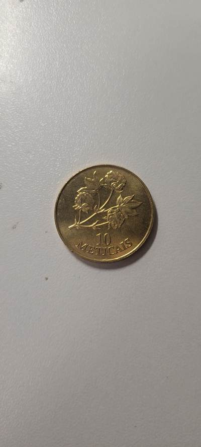 2025第十四期 莫桑比克1994年10梅蒂卡尔硬币 