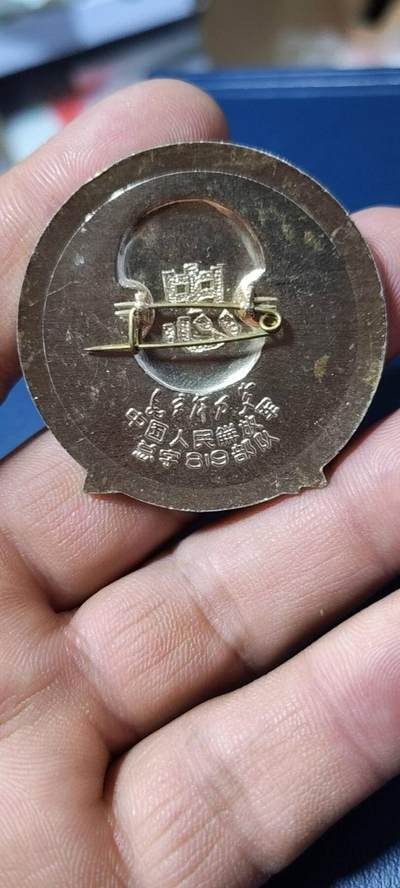 毛主席像章拍场，都是部队章 🔥🔥🔥🔥毛主席像章，45.5毫米，背面有铭文：中国人民解放军  总字819部队
