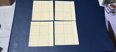 德国邮票专场，都是四方联套票 德国邮票四方联一套，1972年发行，西柏林  国际象棋4全，品相如图