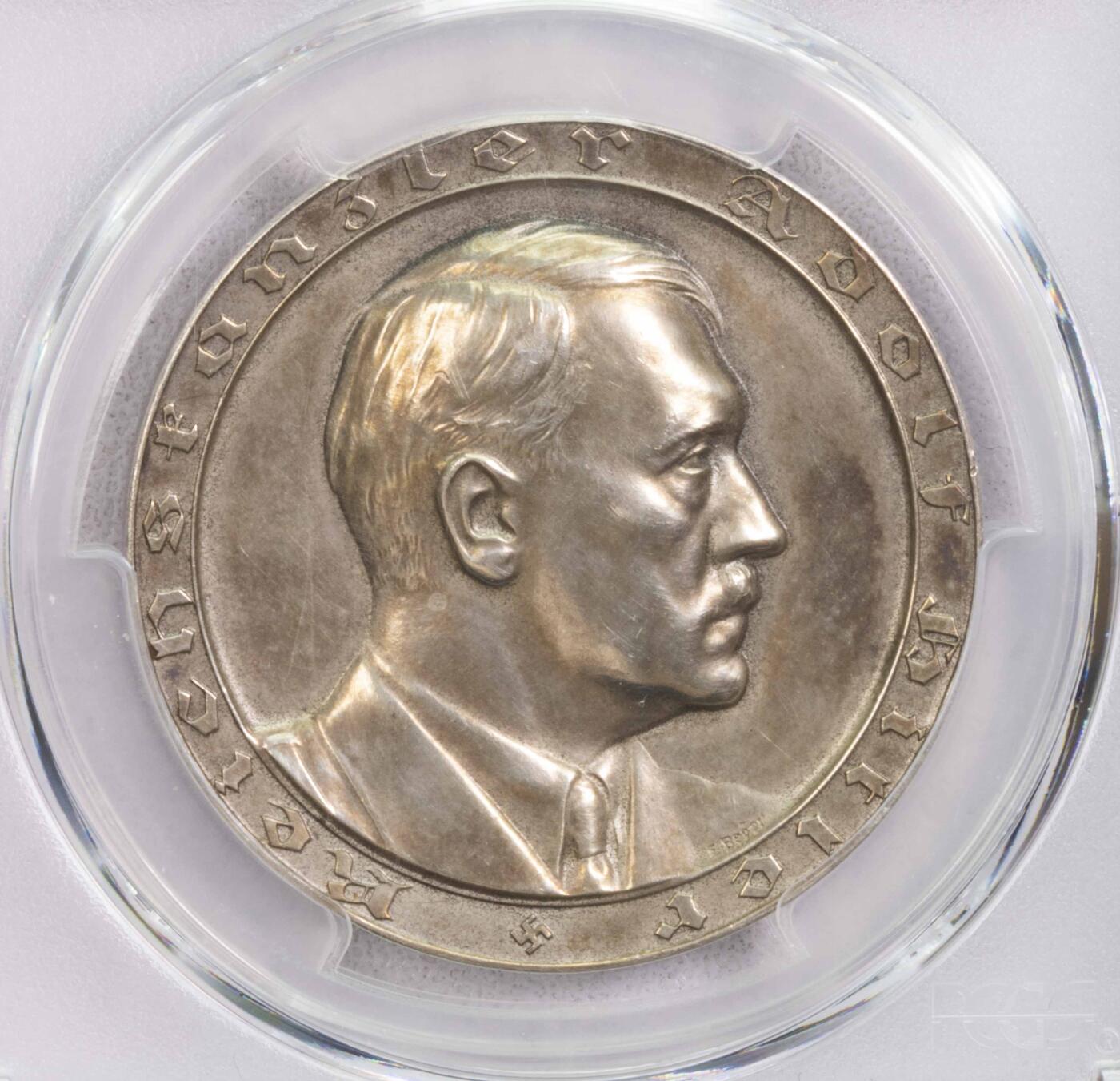 PCGS-SP62 1933德国小胡子大事记银章