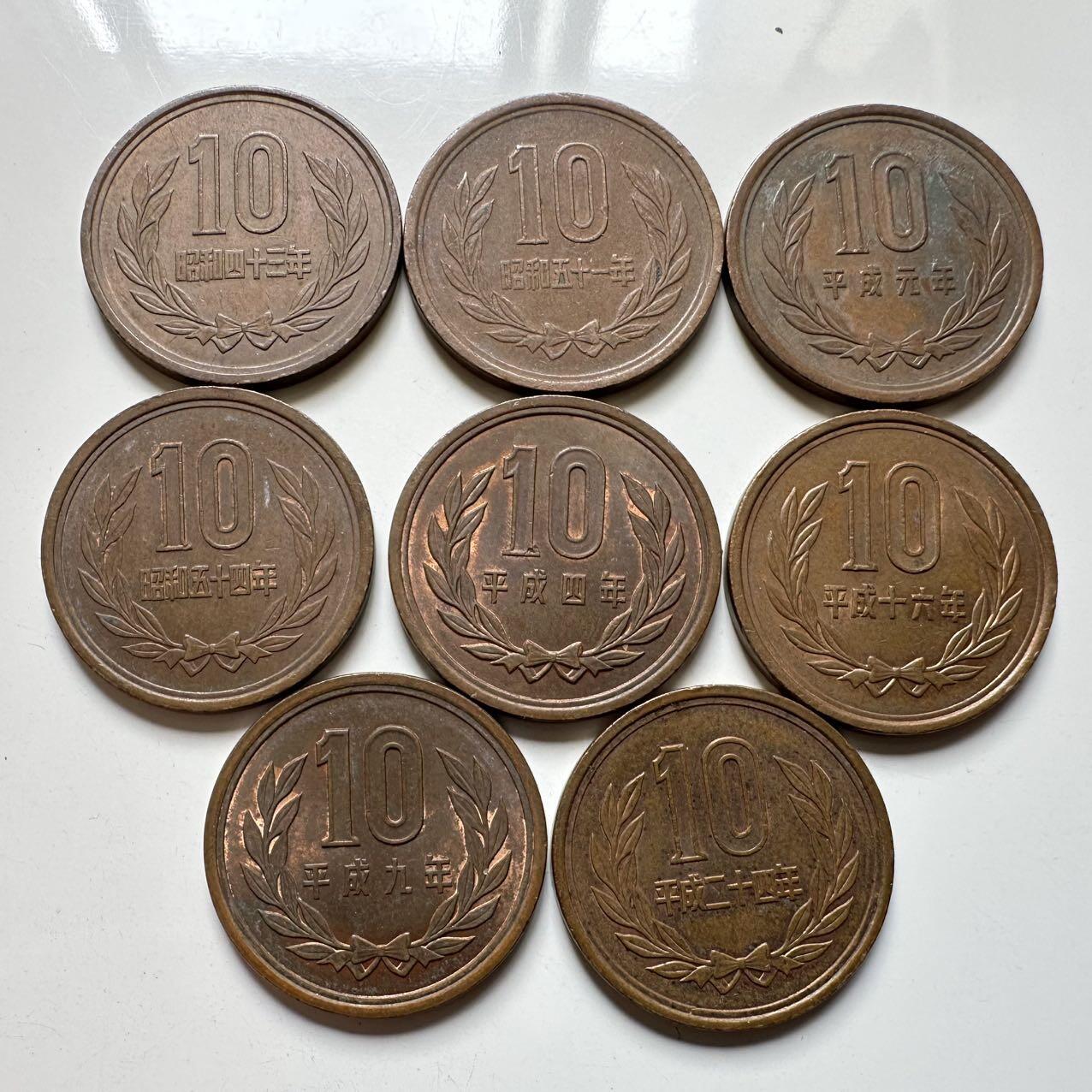 🌹外币初藏🌹🐯2025年第39场  每周二四六晚8️⃣点 接代拍 日本¥10八枚