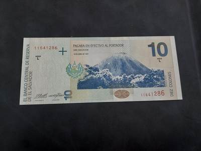 博彦收藏 BON 4月29日 8点 钱币专场 萨尔瓦多 10元 UNC