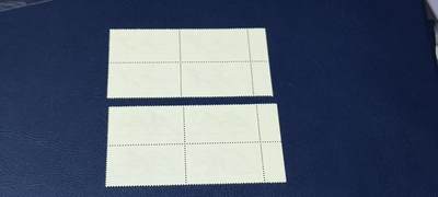 德国邮票专场，都是四方联套票 德国  四方联邮票一套，1979年发行：体育运动 运动手球和皮划艇2全，品相如图