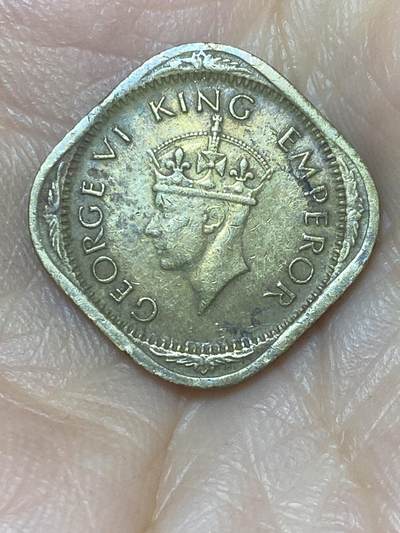 2025年第二十九场(总第五十五场）外国好品散币(免佣金) - 英属印度1944年1/2安娜(乔治六世时期第三版)