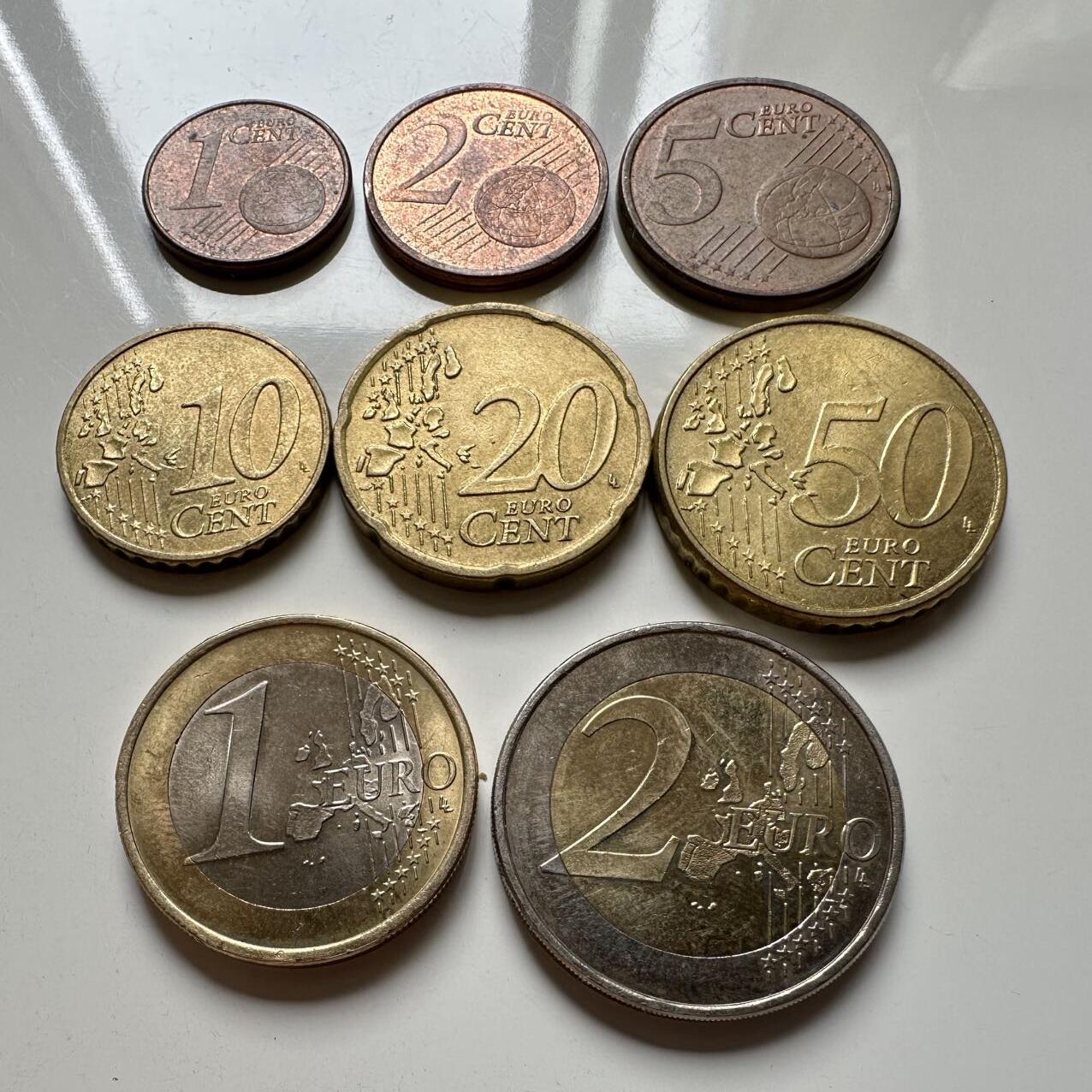 🌹外币初藏🌹🐯2025年第39场  每周二四六晚8️⃣点 接代拍 德国欧元八枚套