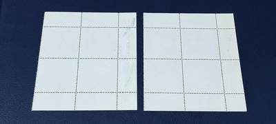 德国邮票专场，都是四方联套票 德国邮票四方联一套。1998年发行，圣诞节  儿童绘画 等2全