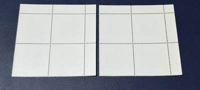 德国邮票专场，都是四方联套票 德国邮票小型张一张，1993年发行，德国邮票。圣诞节  宗教绘画圣母子 2全，品相如图