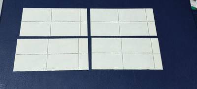 德国邮票专场，都是四方联套票 德国邮票四方联一套，1979年发行，航空飞机  4全，品相如图