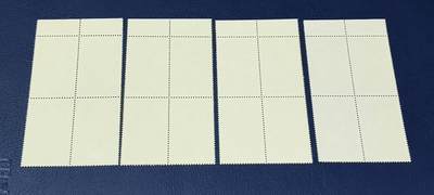 德国邮票专场，都是四方联套票 德国邮票四方联一套，1976年发行，  著名歌剧女演员  苏菲  施罗德4全，品相如图