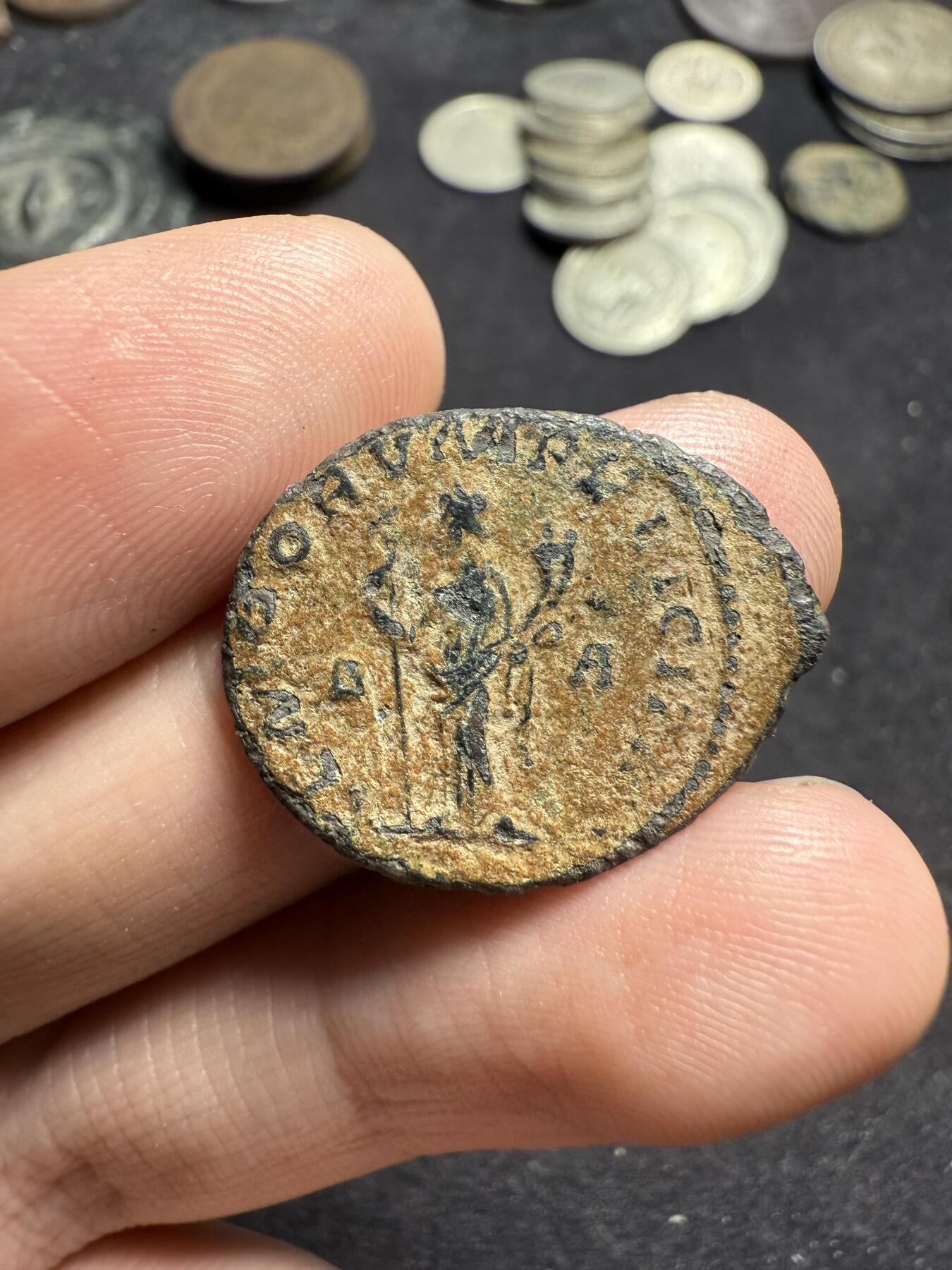 南宋泉阁俄币 外币 国币 专场第九期【送拍无额外佣金】 古罗马 公元260-268年 伽里恩努斯大型富利铜币 通货好品
