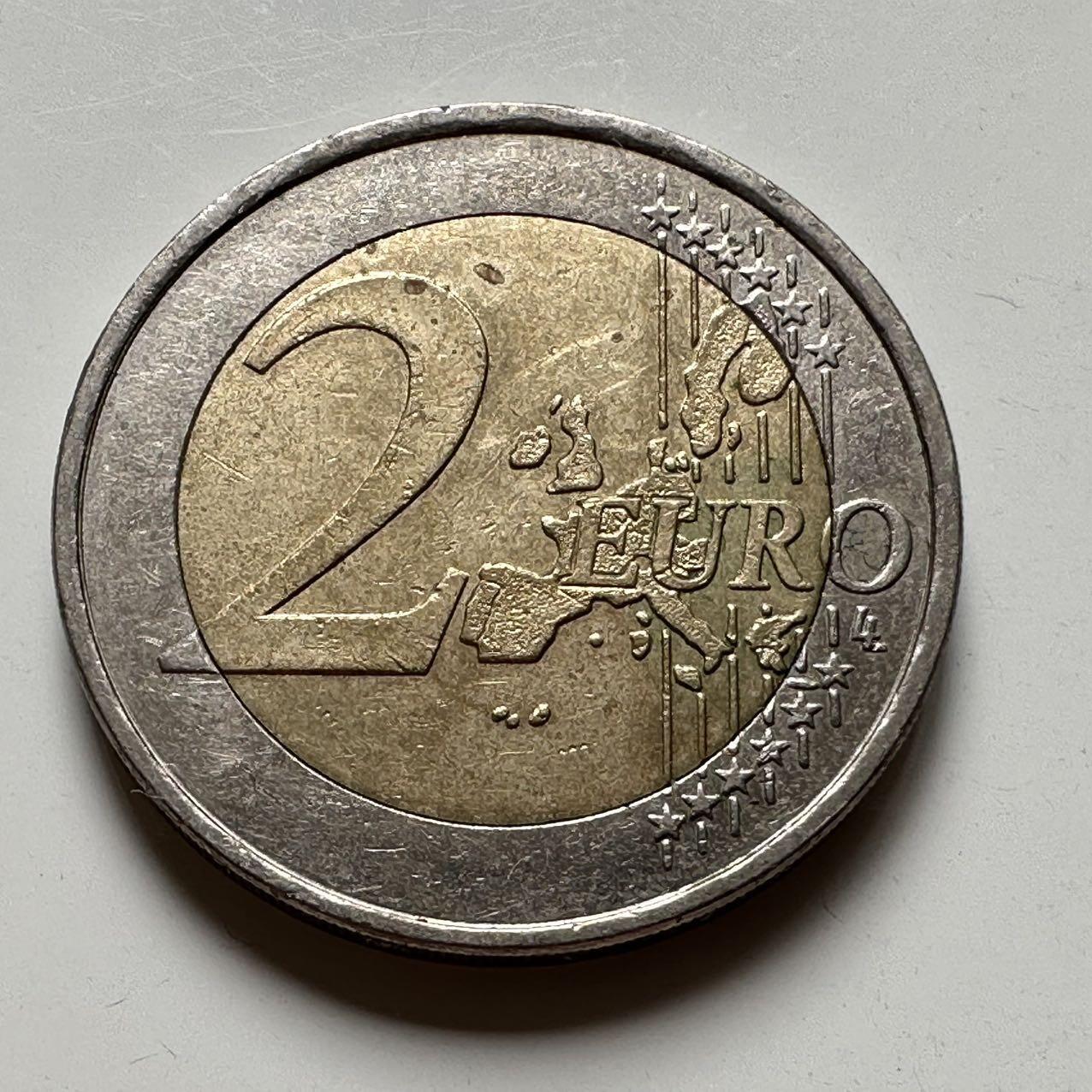 🌹外币初藏🌹🐯2025年第39场  每周二四六晚8️⃣点 接代拍 德国2002年2欧元a