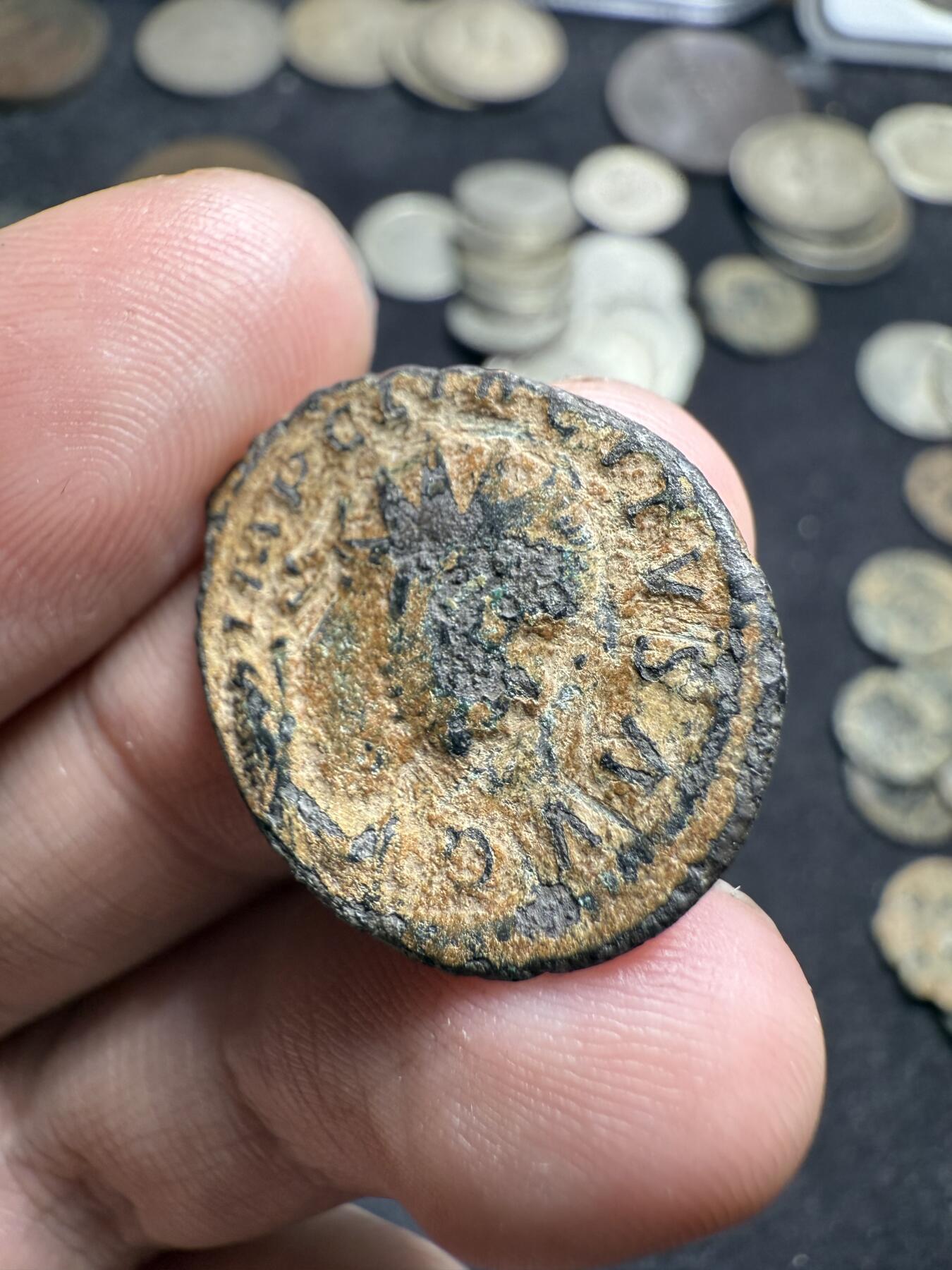 南宋泉阁俄币 外币 国币 专场第九期【送拍无额外佣金】 古罗马 公元260-268年 伽里恩努斯大型富利铜币 通货好品