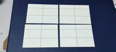 德国邮票专场，都是四方联套票 德国邮票  四方联一套，1979年发行，森林中的  花卉 果实4全 ，品相如图