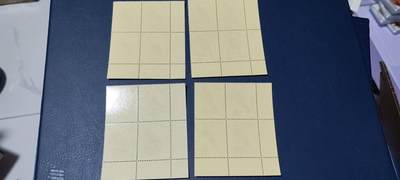 德国邮票专场，都是四方联套票 德国邮票一套，1973年发行，鸟类  猛禽，品相如图