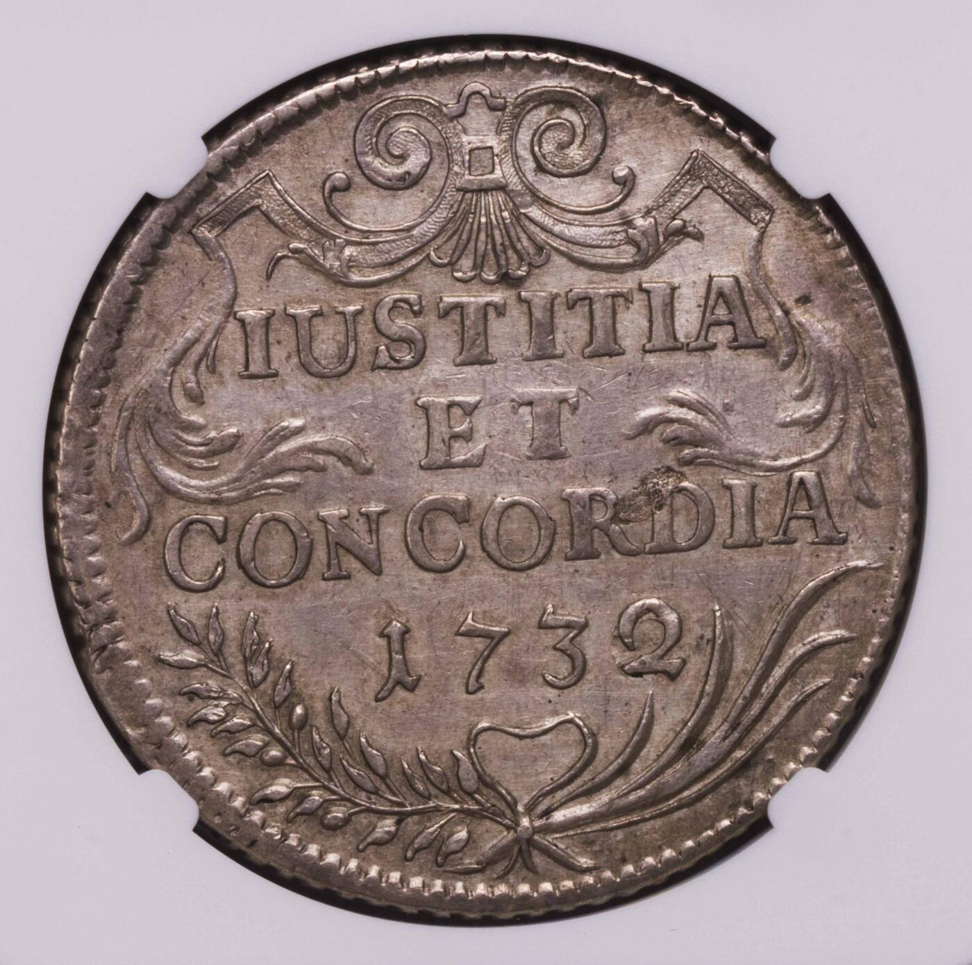 NGC-AUD 1732苏黎世雄狮持剑背文字版泰勒大银币