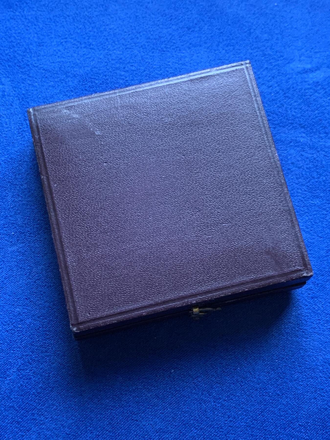 《竞宝斋》第375场 周日，周一，周二 3场连拍 （全场包邮） 法国一战征兵纪念铜章 带盒 66.4g 49.8mm