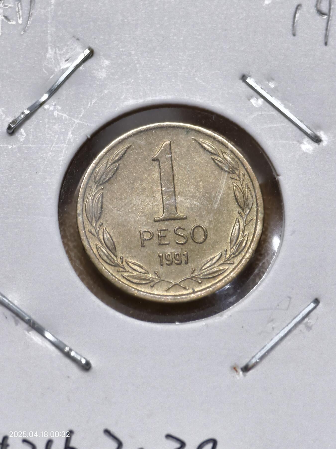 思丞收藏　外国散币第12场～300拍品 0元起拍 可预留 无佣金 智利1991