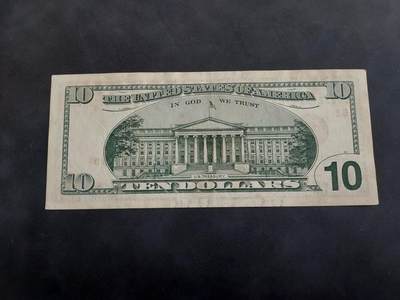 博彦收藏 BON 4月29日 8点 钱币专场 2001 美国10元 85品 有黄