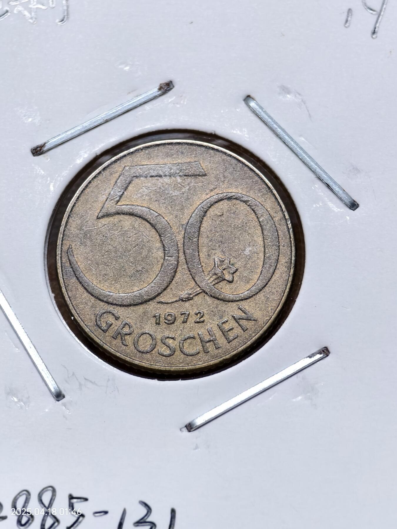 思丞收藏　外国散币第12场～300拍品 0元起拍 可预留 无佣金 奥地利1972