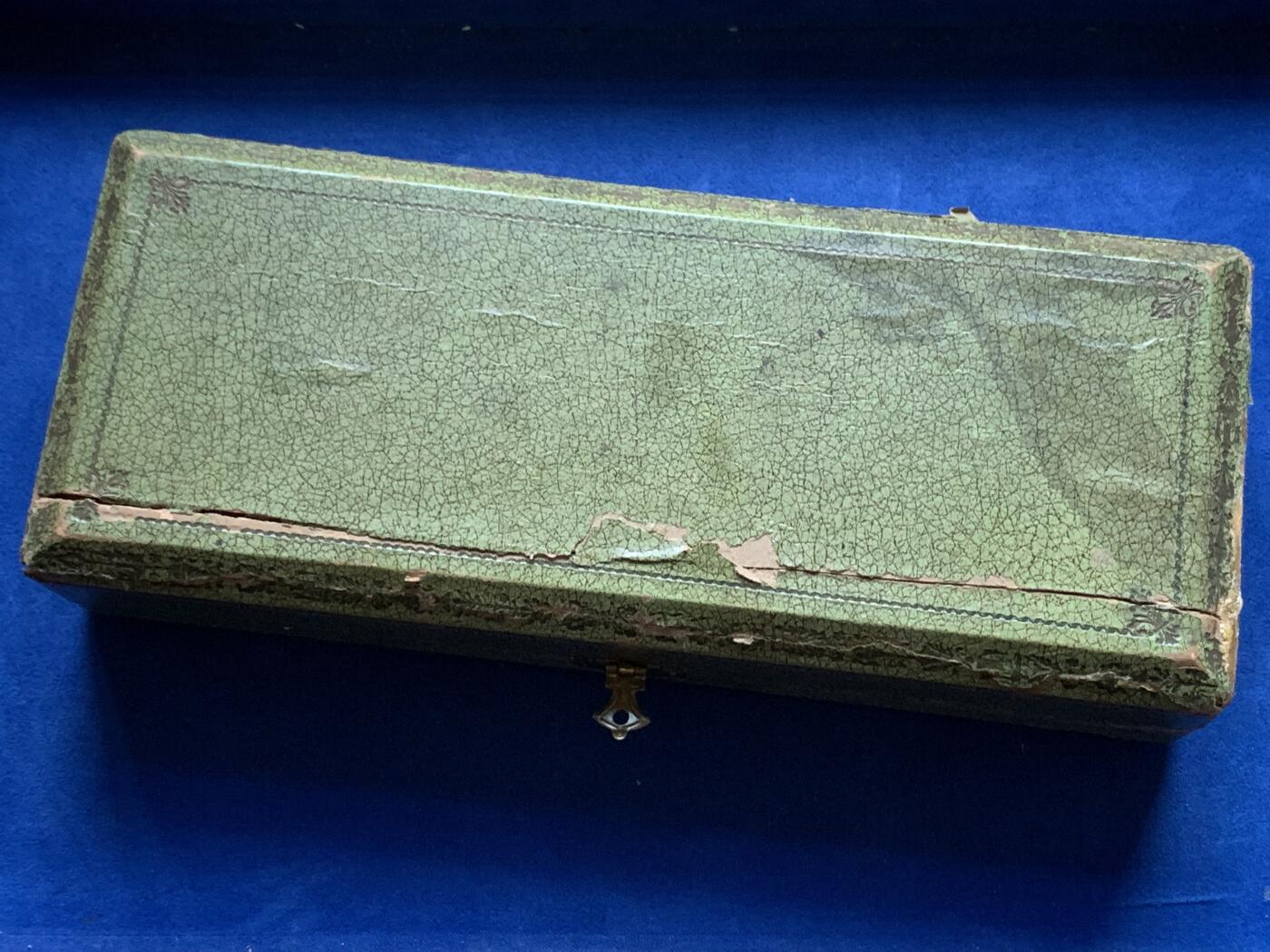 《竞宝斋》第375场 周日，周一，周二 3场连拍 （全场包邮） 法国镀银漏勺，重72.51g，尺寸约200*63mm，有B.T.A.M标，带原盒