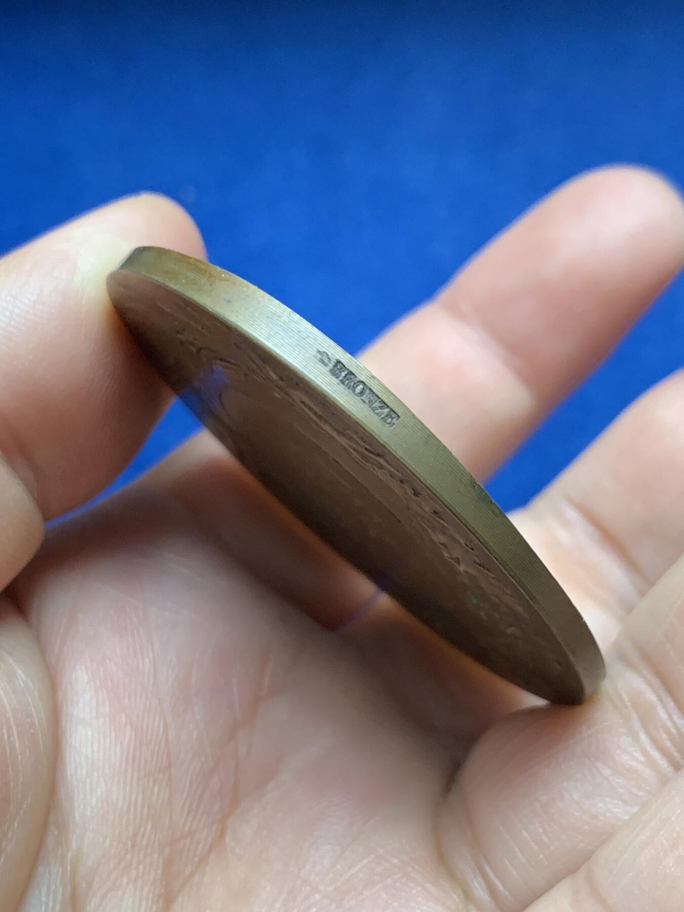 《竞宝斋》第375场 周日，周一，周二 3场连拍 （全场包邮） 法国玛丽安娜女神铜章 59.66g 50.5mm 丰饶角铜标